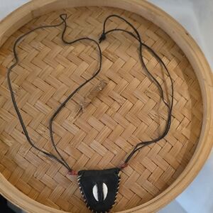 Handmade cowrie shell necklace